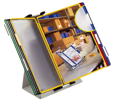 TARIFOLD - D291 - Tarifold Desktop Organizer - Assorted Color Pockets - image 2