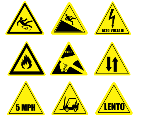 ERGOMAT - DS-SIGN-TRG16 - Señal atención de piso 16´´ de forma triangular - imagen 3