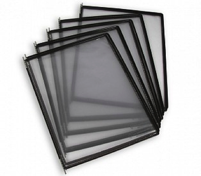 TARIFOLD - P070A4 - Fundas con pivotes Color Negro A4 Tarifold - imagen 1