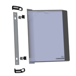 TARIFOLD - PRO921017 - Sistema de presentacion PRO​ con 10 Fundas A4 color negro, paquete con 10 unidades (atril TARIFOLD PRO completo) - imagen 1