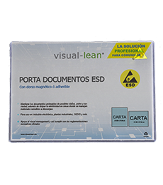 VISUAL LEAN - VL-ESD-CC-LAN - Porta documento ESD Carta (Horizontal) - imagen 1