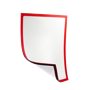 VISUAL LEAN - VL-SMF-RE - Single magnetic frame (Letter size, Red) - image 1