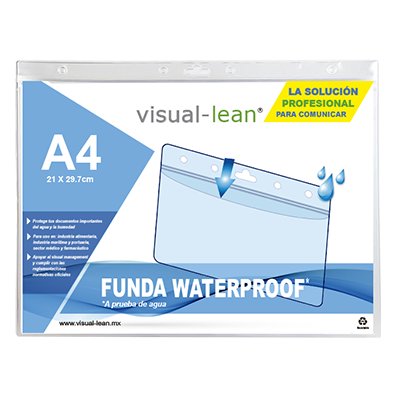 VISUAL LEAN - VL-WP-A4LAN - Waterproof Case A4 (Landscape) - image 1