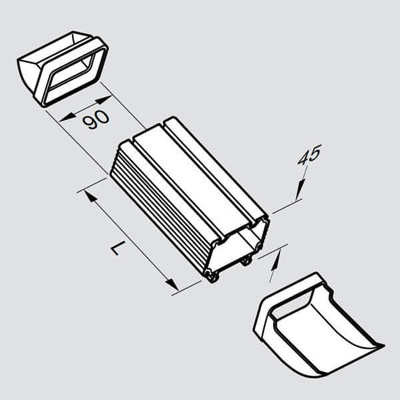 BOSCH REXROTH - 3 842 526 626 - Caja de piecerio completa 90x45 - imagen 1