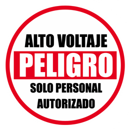  - DS-SIGN-RDP12 - Señal peligro 12´´ - imagen 1