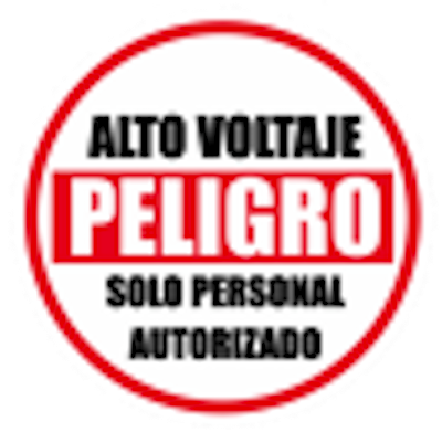 DS-SIGN-RDP12 - Señal peligro 12´´