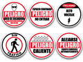  - DS-SIGN-RDP12 - Señal peligro 12´´ - imagen 2