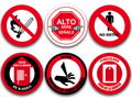  - DS-SIGN-RDP12 - Señal peligro 12´´ - imagen 3