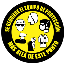 ERGOMAT - DS-SIGN-RDS12 - Señal equipo de seguridad 12´´ - imagen 1