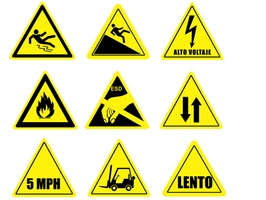 ERGOMAT - DS-SIGN-TRG16 - Triangle Floor Warning Signal, 16´´ - image 3