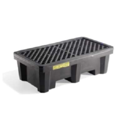NEW PIG - PAK605-WD - New Pig Economy 2-Drum Poly Spill Containment Pallet - image 1