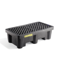 NEW PIG - PAK605-WD - New Pig Economy 2-Drum Poly Spill Containment Pallet - image 1
