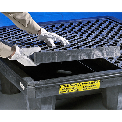 NEW PIG - PAK606-WD -  Economy 4 Drum Poly Spill Containment Pallet New Pig - image 3