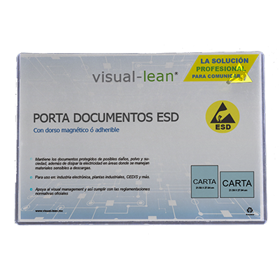 VISUAL LEAN - VL-ESD-CC-LAN - Porta documento ESD Carta (Horizontal) - imagen 1