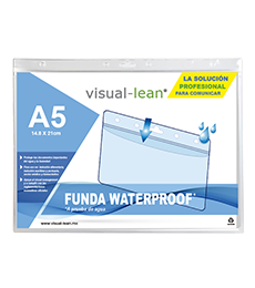 VISUAL LEAN - VL-WP-A5LAN - Funda a prueba de agua A5 (Horizontal) - imagen 1